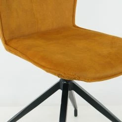 Ars manufacti Chaises capitonnées Yves (lot de 2) - Ocre -Chaises Boutique 1000270000 220506 055 DETAILS P000000001000270000