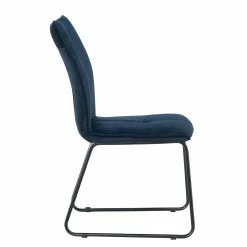 Ars manufacti Chaises capitonnées Veera (lot de 2) - Bleu nuit -Chaises Boutique 1000270012 220506 035 DETAILS P000000001000270012