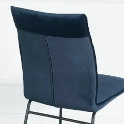 Ars manufacti Chaises capitonnées Veera (lot de 2) - Bleu nuit -Chaises Boutique 1000270012 220506 050 DETAILS P000000001000270012