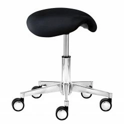 Mayer Sitzmöbel Tabouret pivotant myXPERT II - Tissage à plat - Noir