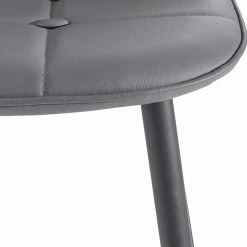 Red Living Chaises capitonnées Aline (lot de 2) - Gris -Chaises Boutique 1000271807 210602 16122200053 DETAILS P000000001000271807