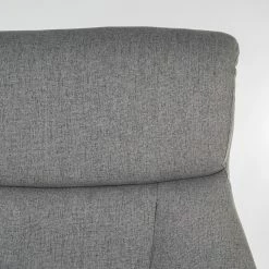 Furnitive Chaise de bureau Barking - (avec fonction massage) - Tissage à plat / Métal - Gris / Noir -Chaises Boutique 1000272622 220609 068 DETAILS P000000001000272622