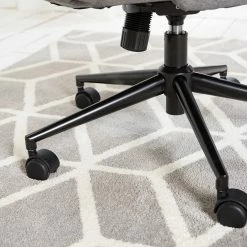 Furnitive Chaise de bureau Barking - (avec fonction massage) - Tissage à plat / Métal - Gris / Noir -Chaises Boutique 1000272622 220628 034 DETAILS P000000001000272622