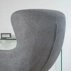 Furnitive Chaise de bureau massant Barnard - (avec fonction massage) Tissu / Métal - Gris clair / Chrome -Chaises Boutique 1000272624 220629 021 MOOD DETAILS P000000001000272624 mood