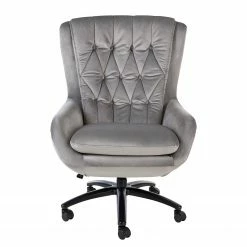 Furnitive Fauteuil de bureau Bracon I - Gris lumineux -Chaises Boutique 1000272625 220629 030 DETAILS P000000001000272625