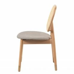 Studio Copenhagen Chaises Coy (lot de 2) - Rotin et tissu / Hêtre massif - Cappuccino 12 Studio Copenhagen Chaises Coy (lot de 2) - Rotin et tissu / Hêtre massif - Cappuccino -Chaises Boutique 1000273456 220420 035 DETAILS P000000001000273456