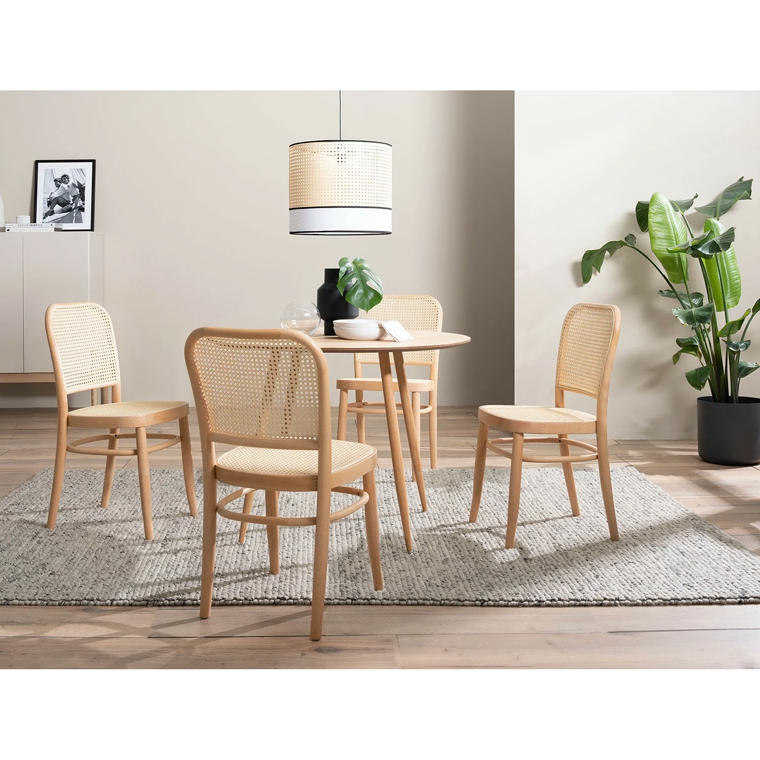 Studio Copenhagen Chaises Sawl I (lot de 2) - Rotin / Hêtre massif - Rotin / Hêtre 4 Studio Copenhagen Chaises Sawl I (lot de 2) - Rotin / Hêtre massif - Rotin / Hêtre – Image 2