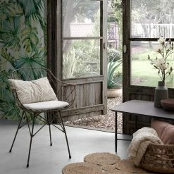 Ars manufacti Chaises Edison (lot de 2) - Rotin / Acier - Marron clair / Anthracite -Chaises Boutique 1000274216 210618 10464200105 MOOD DETAILS P000000001000274216 mood