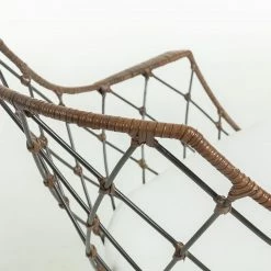 Ars manufacti Chaises Edison (lot de 2) - Rotin / Acier - Marron clair / Anthracite -Chaises Boutique 1000274216 210618 10464200108 DETAILS P000000001000274216