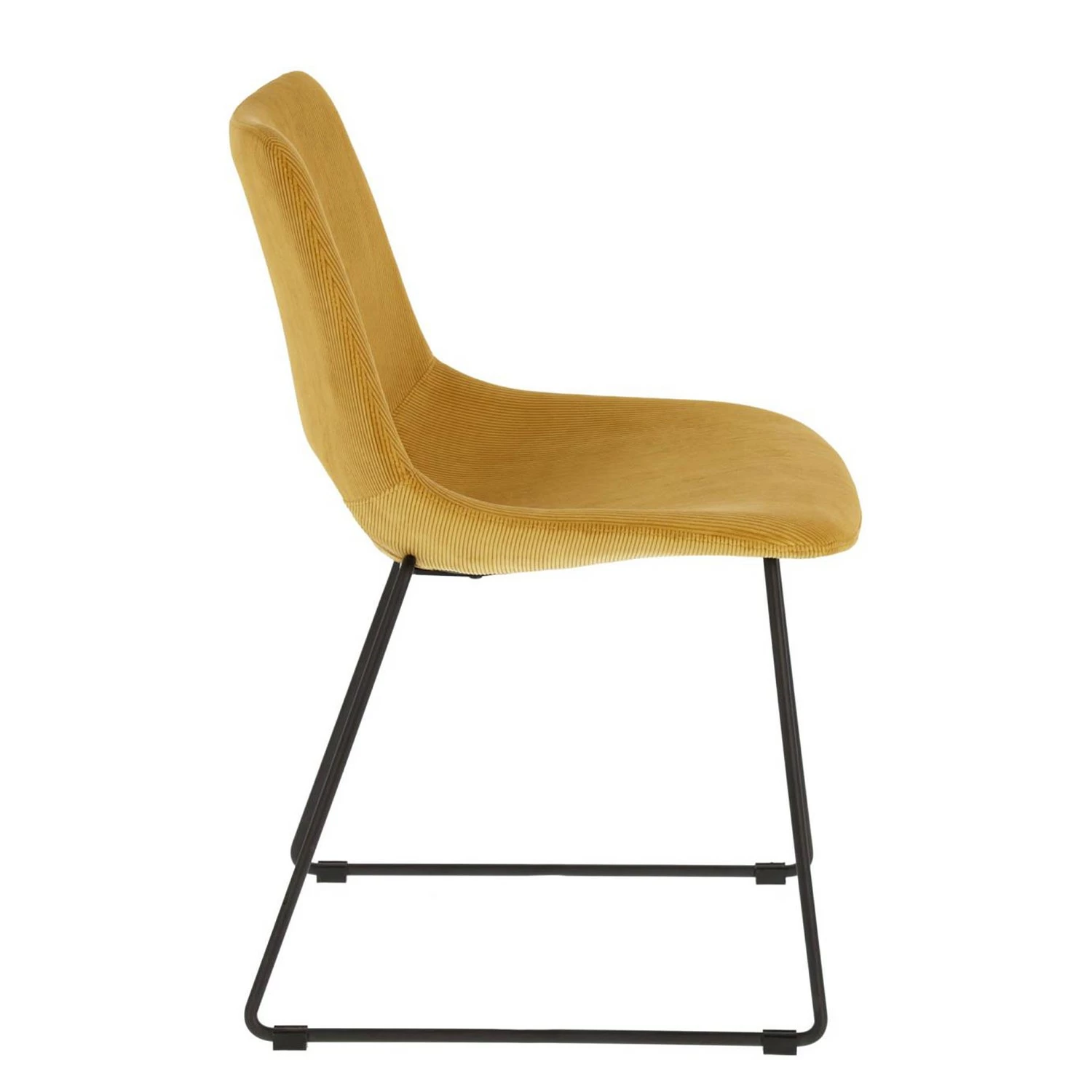 Fredriks Chaises Zara (lot de 2) - Jaune moutarde 7 Fredriks Chaises Zara (lot de 2) - Jaune moutarde – Image 5