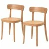 Mørteens Chaises Rom (lot de 2) - Hêtre naturel verni