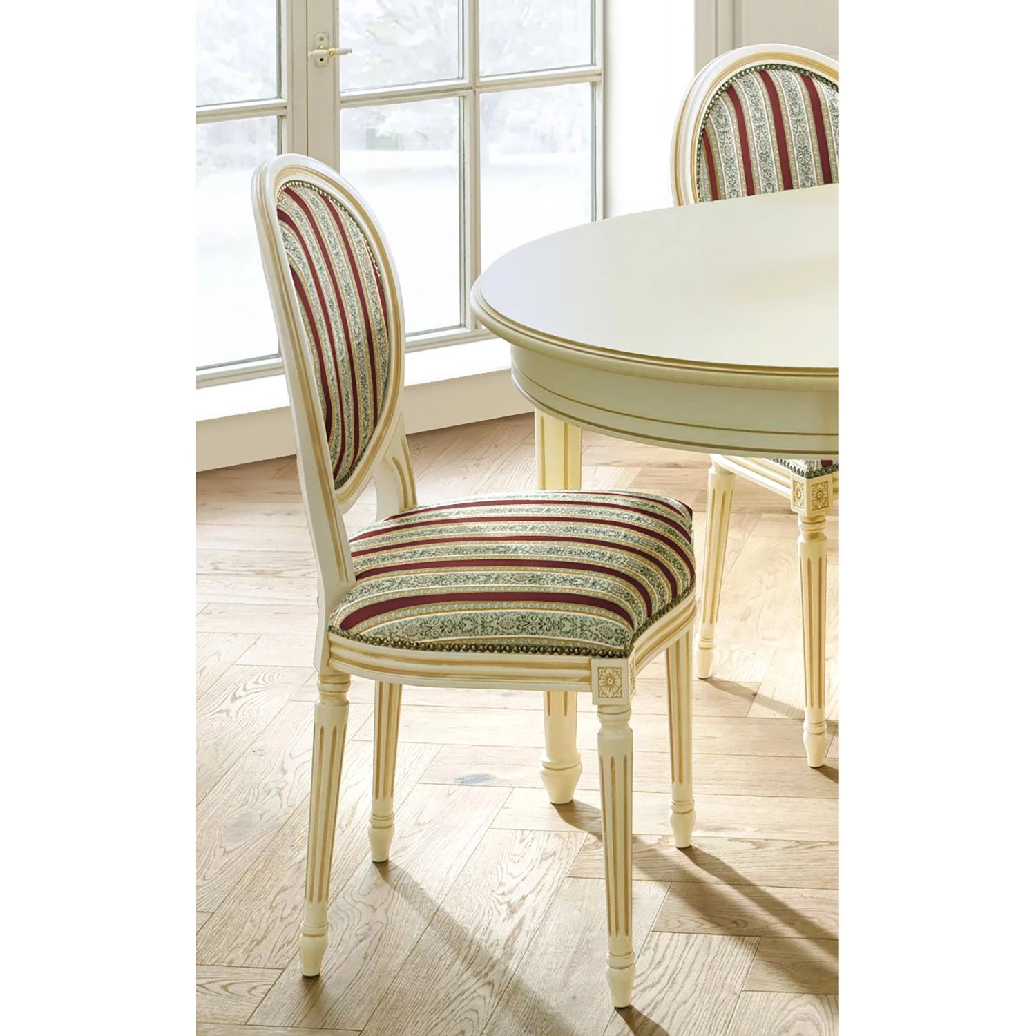 Velvet Studio Chaises capitonnées Alison (lot de 2) - Rouge 4 Velvet Studio Chaises capitonnées Alison (lot de 2) - Rouge – Image 2