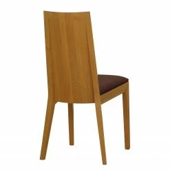Norrwood Chaises Atla (lot de 2) - Tissu / Chêne massif - Café / Chêne -Chaises Boutique 1000274309 210709 14175000086 DETAILS P000000001000274309