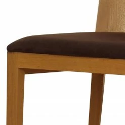 Norrwood Chaises Atla (lot de 2) - Tissu / Chêne massif - Café / Chêne -Chaises Boutique 1000274309 210709 14175000088 DETAILS P000000001000274309
