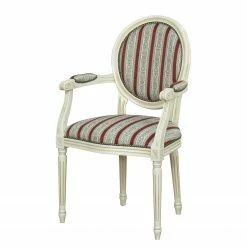 Velvet Studio Chaise à accoudoirs Alison - Rouge