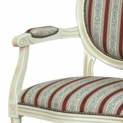 Velvet Studio Chaise à accoudoirs Alison - Rouge -Chaises Boutique 1000274312 210709 14175200112 DETAILS P000000001000274312