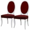 Velvet Studio Chaises capitonnées Altona (lot de 2) - Bordeaux -Chaises Boutique 1000274315 210709 14175400131 IMAGE P000000001000274315