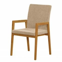 Norrwood Chaise à accoudoirs Athie - Camel