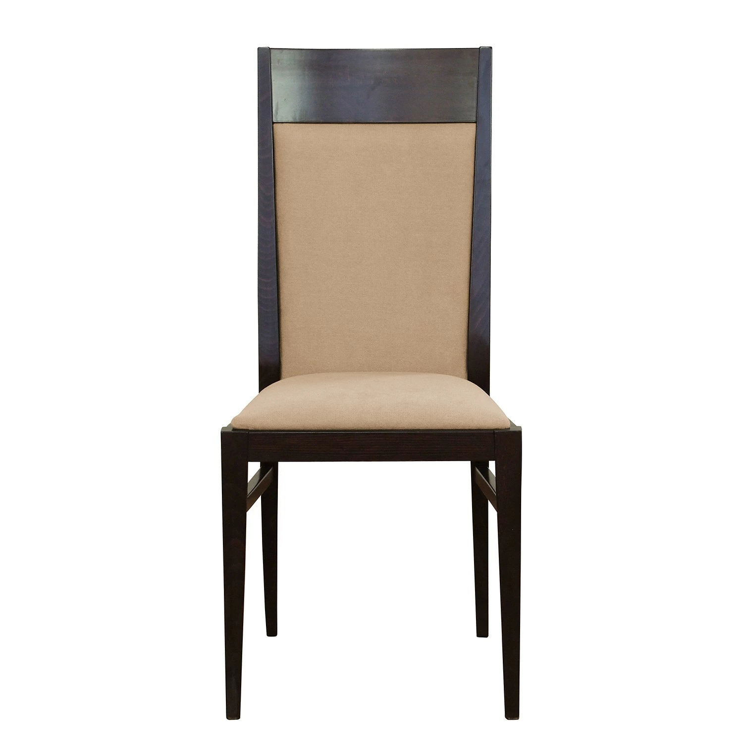 Velvet Studio Chaises Ripon (lot de 2) - Tissu / Hêtre massif - Camel / Noir 4 Velvet Studio Chaises Ripon (lot de 2) - Tissu / Hêtre massif - Camel / Noir – Image 2