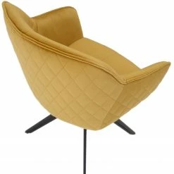 Red Living Chaises à accoudoirs Cancun (lot de 2) - Velours / Fer - Doré / Noir -Chaises Boutique 1000274818 210616 13165800073 DETAILS P000000001000274818