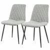 Ars manufacti Chaises capitonnées Trevo I (lot de 2) - Gris lumineux 2 Ars manufacti Chaises capitonnées Trevo I (lot de 2) - Gris lumineux -Chaises Boutique 1000274876 220126 082942000010 IMAGE P000000001000274876