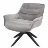 Ars manufacti Fauteuil relax Arca - Velours / Métal - Gris / Noir 1 Ars manufacti Fauteuil relax Arca - Velours / Métal - Gris / Noir -Chaises Boutique 1000274878 220818 010 IMAGE P000000001000274878