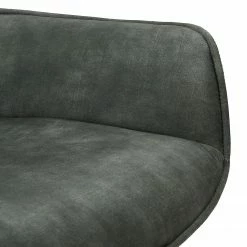 Loftscape Chaise à accoudoirs Betty - Velours / Métal - Gris vintage / Noir -Chaises Boutique 1000274879 220107 103356000169 DETAILS P000000001000274879