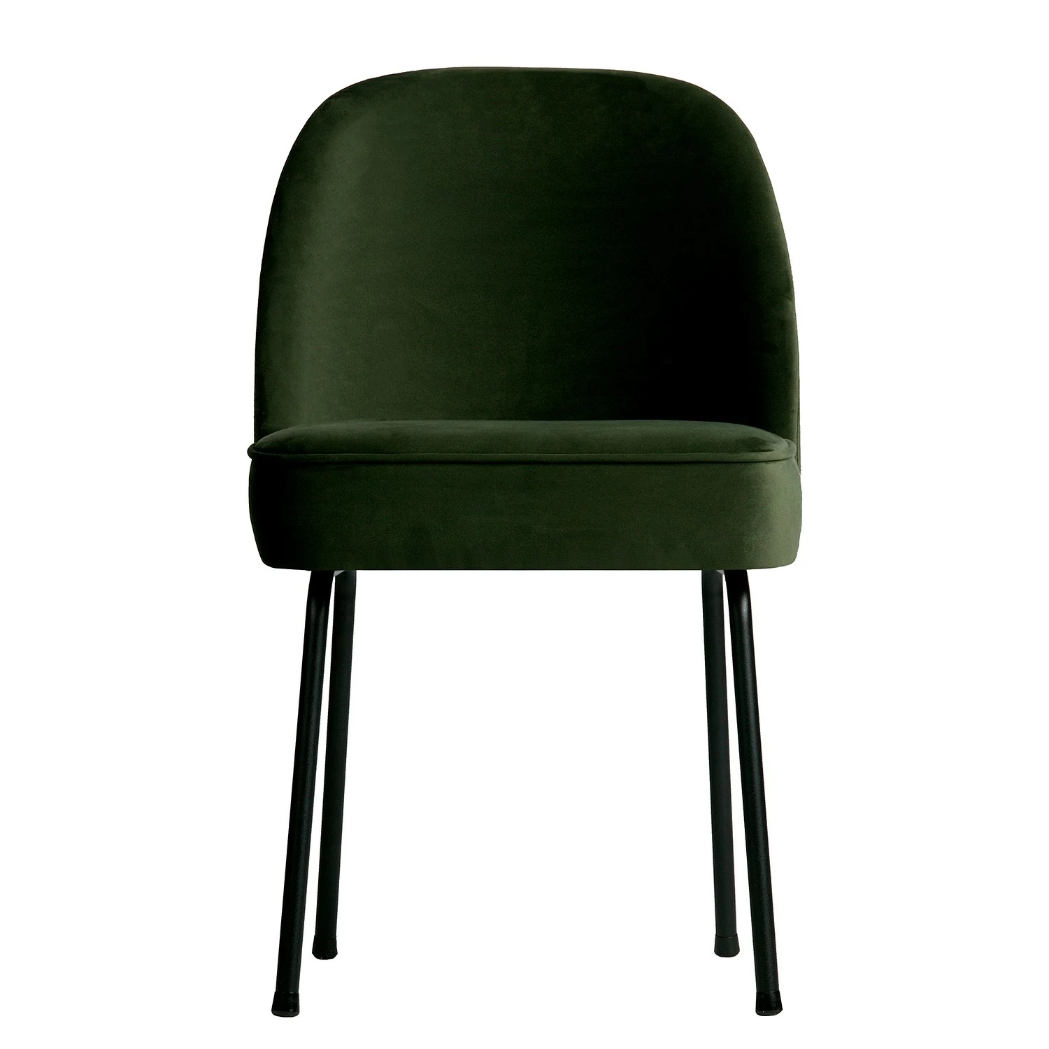 Red Living Chaises capitonnées Cera I (lot de 2) - Vert foncé 5 Red Living Chaises capitonnées Cera I (lot de 2) - Vert foncé – Image 3