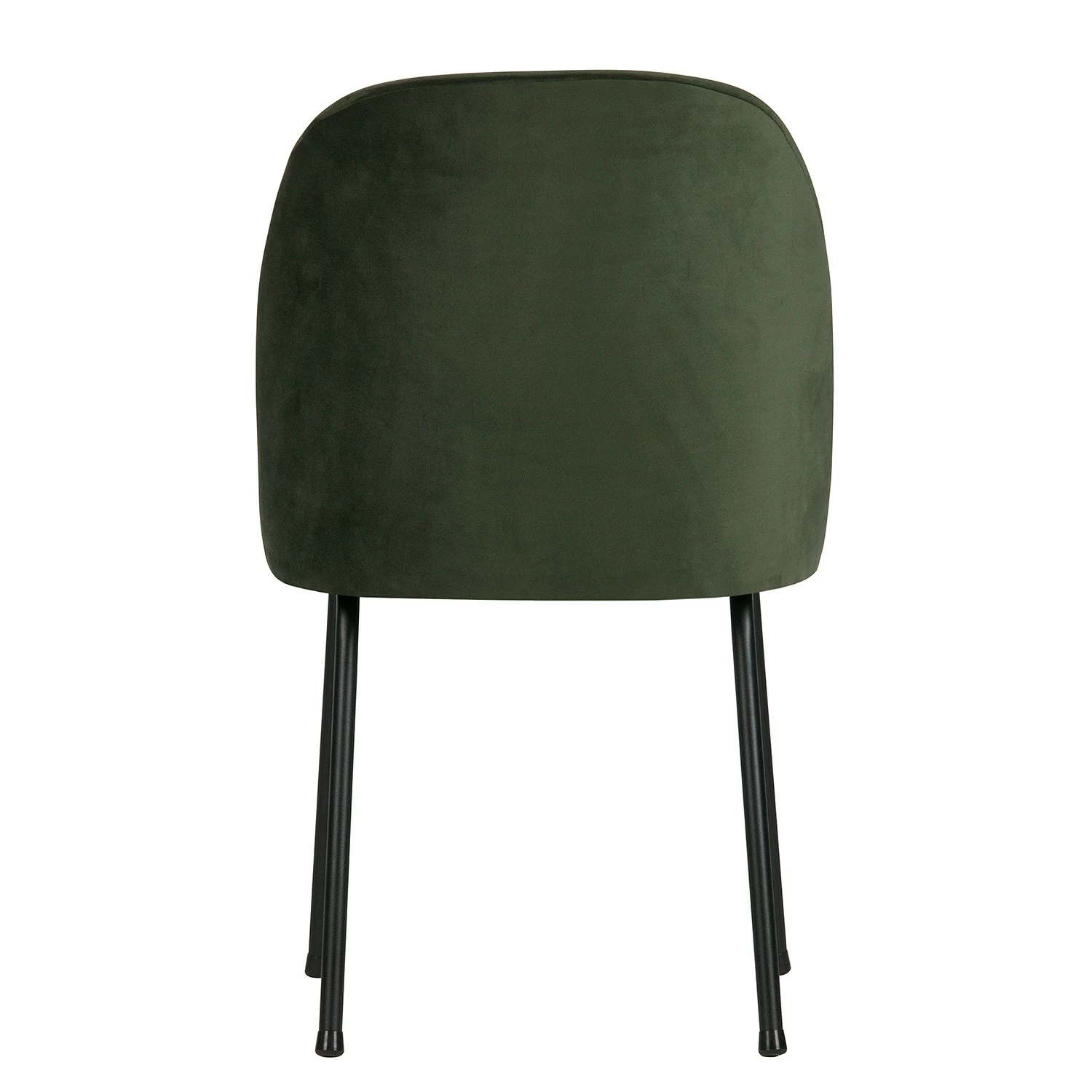 Red Living Chaises capitonnées Cera I (lot de 2) - Vert foncé 7 Red Living Chaises capitonnées Cera I (lot de 2) - Vert foncé – Image 5