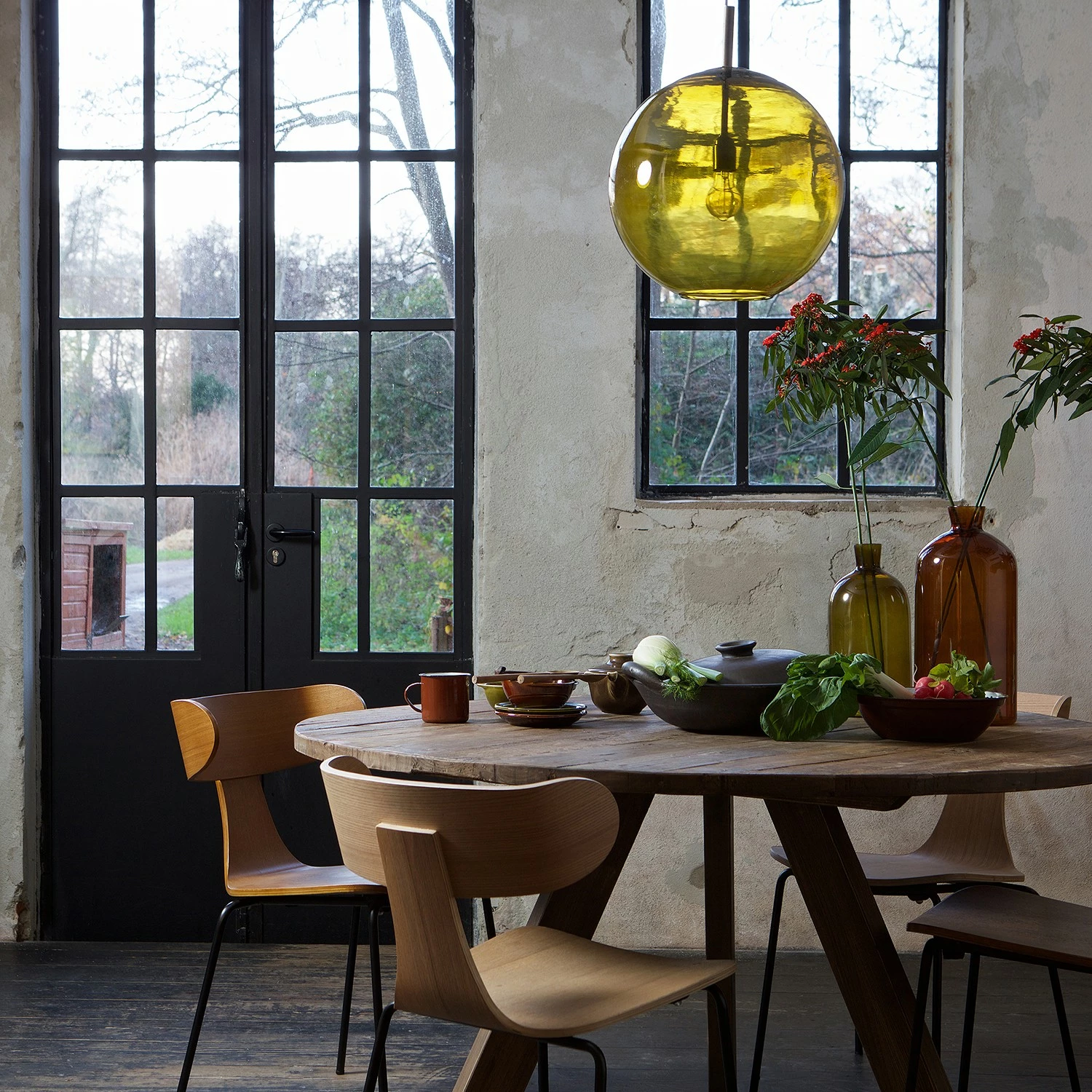 Red Living Chaises Canella (lot de 2) - Frêne foncé 4 Red Living Chaises Canella (lot de 2) - Frêne foncé – Image 2