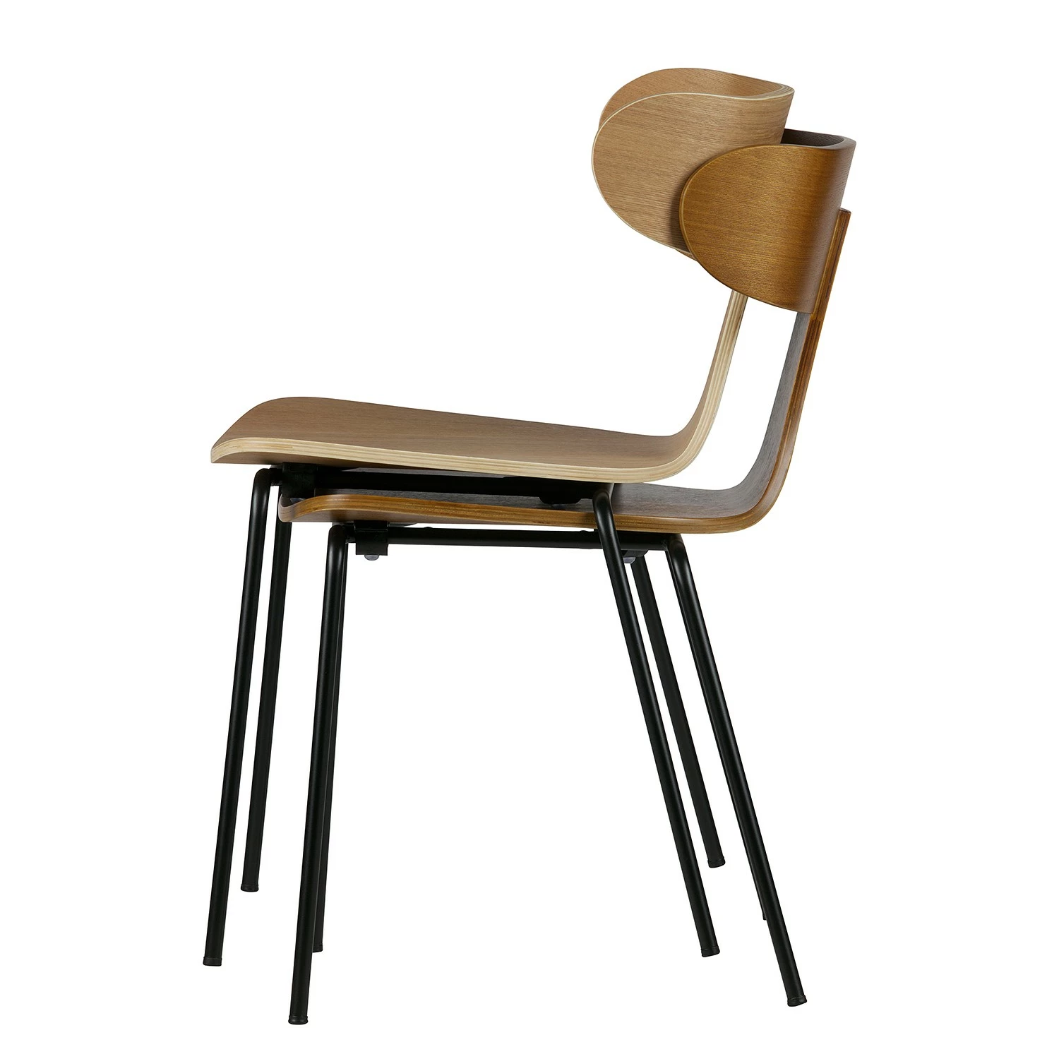 Red Living Chaises Canella (lot de 2) - Frêne foncé 9 Red Living Chaises Canella (lot de 2) - Frêne foncé – Image 7