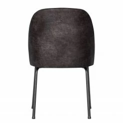 Red Living Chaises capitonnées Cera III (lot de 2) - Cuir véritable / Acier - Noir -Chaises Boutique 1000275336 210629 14365700067 DETAILS P000000001000275336