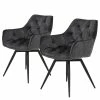 Red Living Chaises à accoudoirs Thea (lot de 2) - Anthracite -Chaises Boutique 1000275599 210622 10223800025 IMAGE P000000001000275599