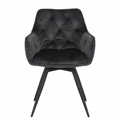 Red Living Chaises à accoudoirs Thea (lot de 2) - Anthracite 9 Red Living Chaises à accoudoirs Thea (lot de 2) - Anthracite -Chaises Boutique 1000275599 210622 10223800026 DETAILS P000000001000275599