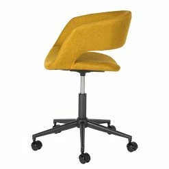 Mørteens Chaise de bureau Buggio - Tissu Cors: Jaune curry - Noir -Chaises Boutique 1000277872 220505 031 DETAILS P000000001000277872