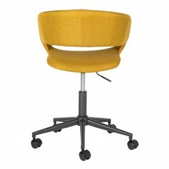 Mørteens Chaise de bureau Buggio - Tissu Cors: Jaune curry - Noir -Chaises Boutique 1000277872 220505 033 DETAILS P000000001000277872