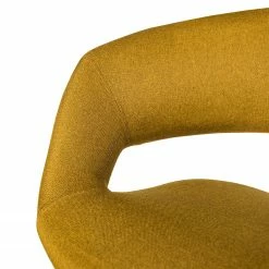 Mørteens Chaise de bureau Buggio - Tissu Cors: Jaune curry - Noir -Chaises Boutique 1000277872 220505 035 DETAILS P000000001000277872
