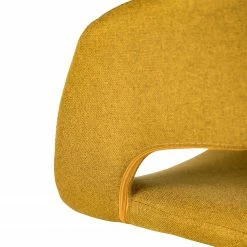 Mørteens Chaise de bureau Buggio - Tissu Cors: Jaune curry - Noir -Chaises Boutique 1000277872 220505 036 DETAILS P000000001000277872