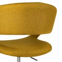 Mørteens Chaise de bureau Buggio - Tissu Cors: Jaune curry - Noir -Chaises Boutique 1000277872 220505 037 DETAILS P000000001000277872