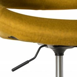 Mørteens Chaise de bureau Buggio - Tissu Cors: Jaune curry - Noir -Chaises Boutique 1000277872 220505 038 DETAILS P000000001000277872