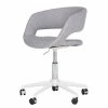 Mørteens Chaise de bureau Buggio II - Gris lumineux - Blanc