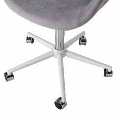 Mørteens Chaise de bureau Buggio II - Gris lumineux - Blanc -Chaises Boutique 1000277876 220325 065 DETAILS P000000001000277876