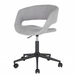 Mørteens Chaise de bureau Buggio II - Gris lumineux - Noir