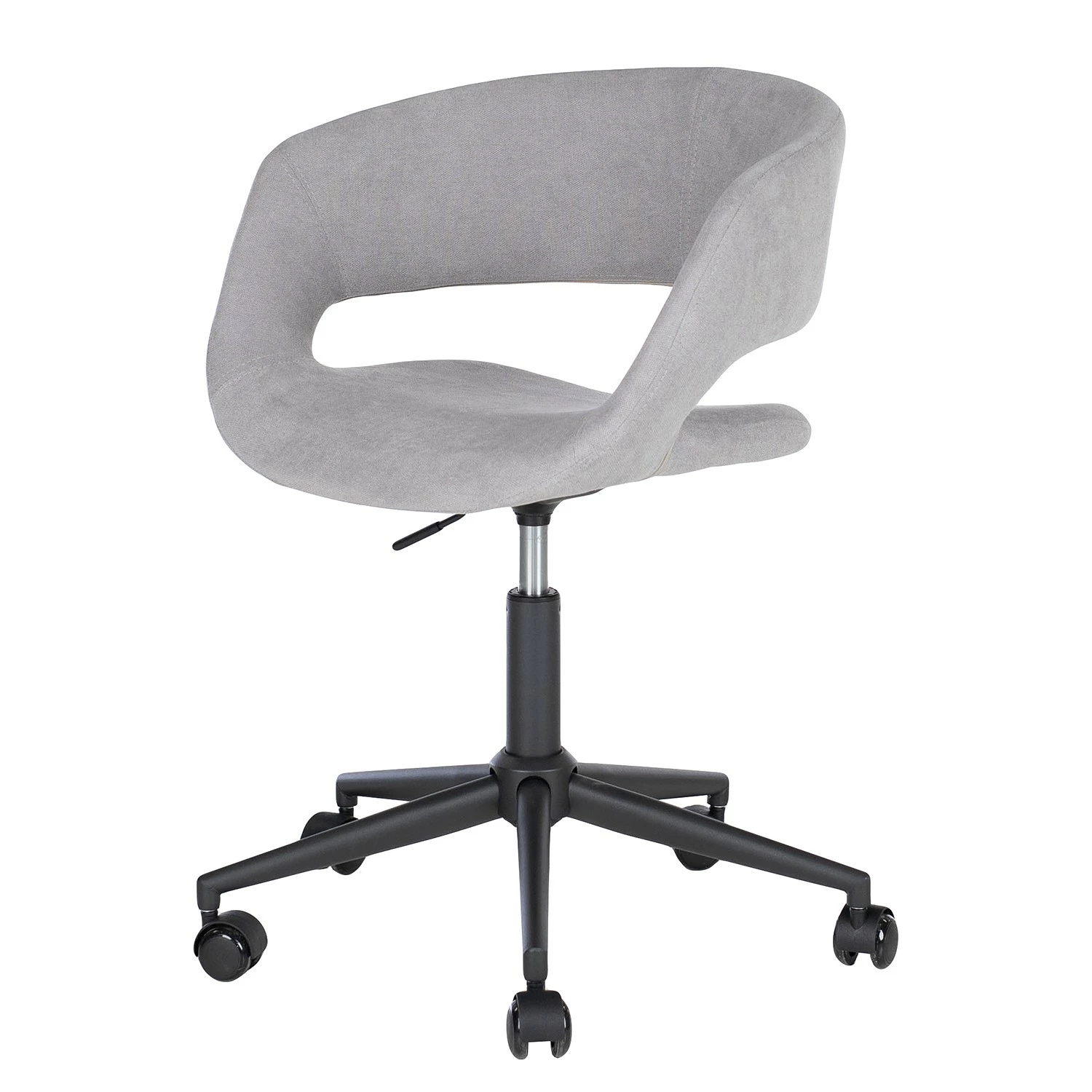 Mørteens Chaise de bureau Buggio II - Gris lumineux - Noir 3 Mørteens Chaise de bureau Buggio II - Gris lumineux - Noir