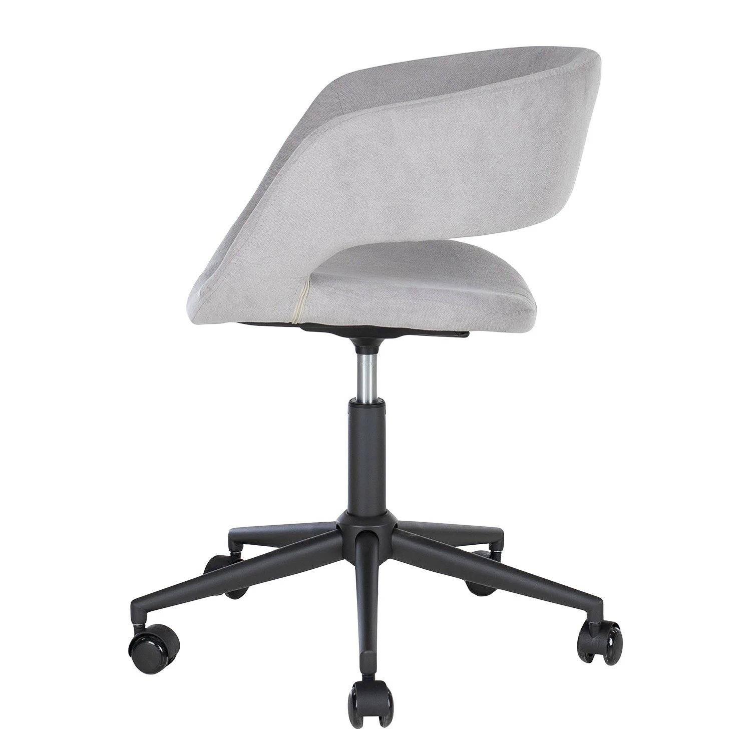 Mørteens Chaise de bureau Buggio II - Gris lumineux - Noir 6 Mørteens Chaise de bureau Buggio II - Gris lumineux - Noir – Image 4