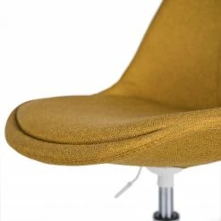 Mørteens Chaise pivotante Aledas - Tissu Cors: Jaune curry - Blanc -Chaises Boutique 1000277880 220330 090 DETAILS P000000001000277880