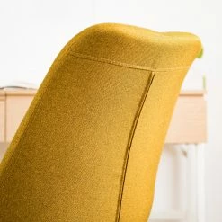 Mørteens Chaise pivotante Aledas - Tissu Cors: Jaune curry - Blanc -Chaises Boutique 1000277880 220524 031 DETAILS P000000001000277880