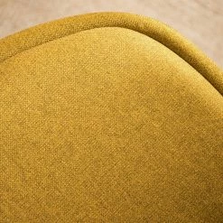 Mørteens Chaise pivotante Aledas - Tissu Cors: Jaune curry - Blanc -Chaises Boutique 1000277880 220524 033 DETAILS P000000001000277880