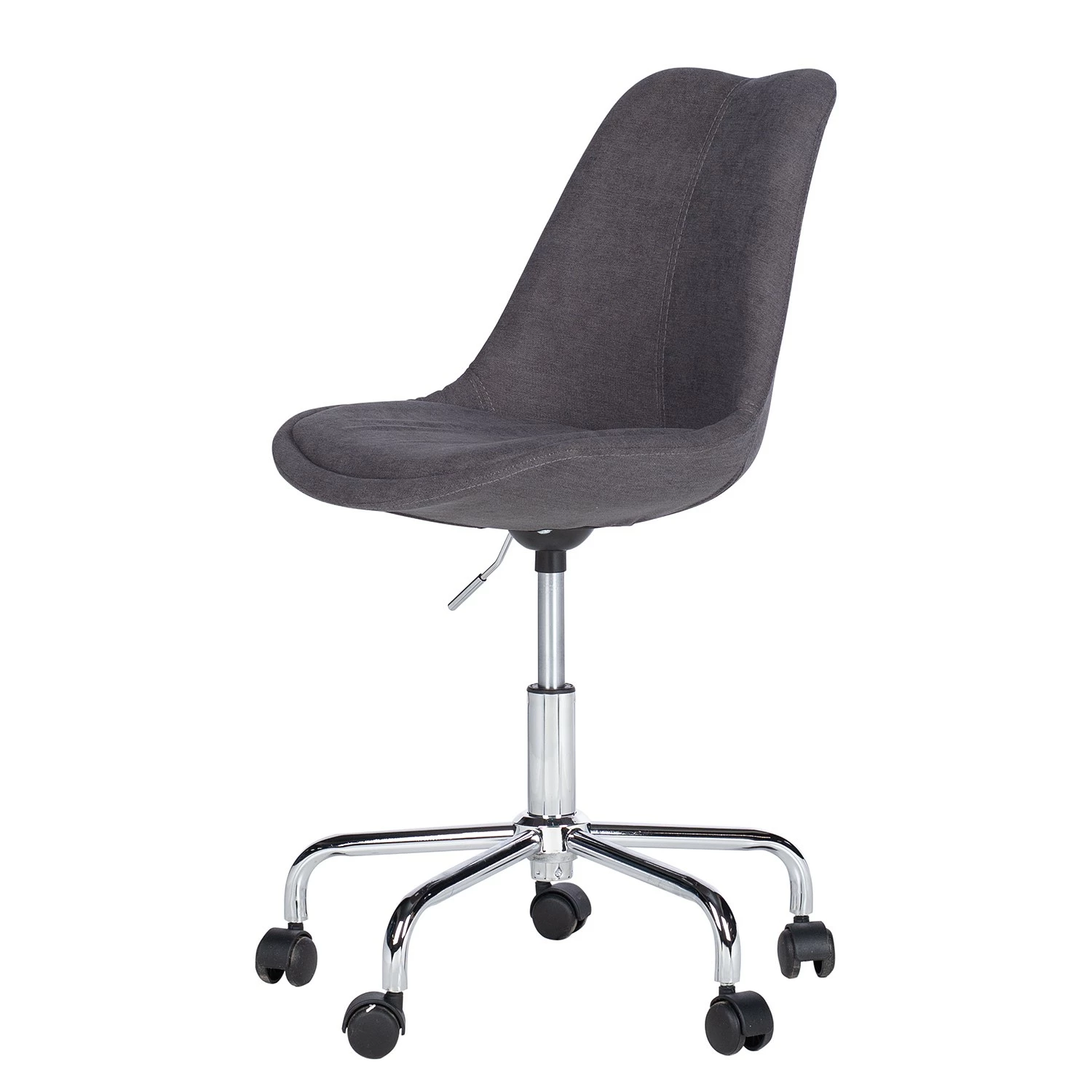 Mørteens Chaise pivotante Aledas II - Gris foncé - Chrome brillant 3 Mørteens Chaise pivotante Aledas II - Gris foncé - Chrome brillant