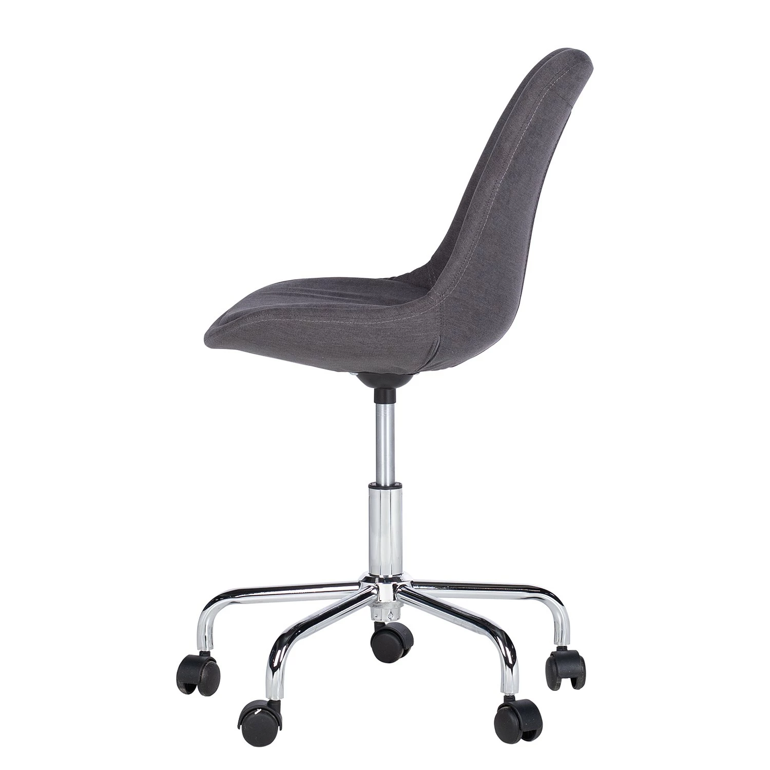 Mørteens Chaise pivotante Aledas II - Gris foncé - Chrome brillant 5 Mørteens Chaise pivotante Aledas II - Gris foncé - Chrome brillant – Image 3